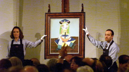 Portretul realizat de Picasso fiicei sale, Maya, s-a vândut la licitație cu 18,1 milioane de lire