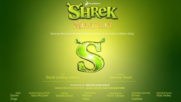 „Shrek, Musicalul” are premiera pe 8 și 9 iunie la Sala Palatului
