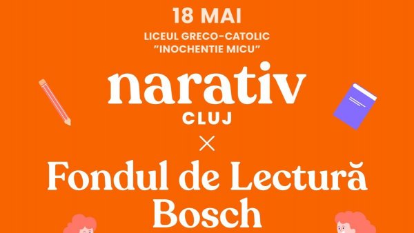 „NARATIV, Festivalul de Lectură pentru Copii” ajunge pentru prima dată la Cluj-Napoca
