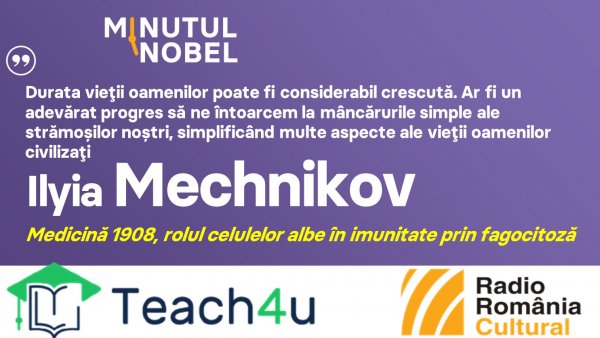 Minutul Nobel - Ilyia Mechnikov | PODCAST