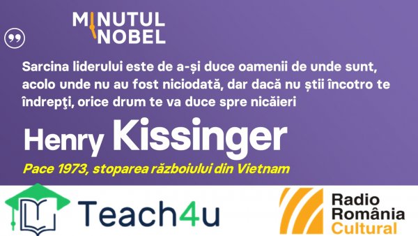 Minutul Nobel - Henry Kissinger | PODCAST