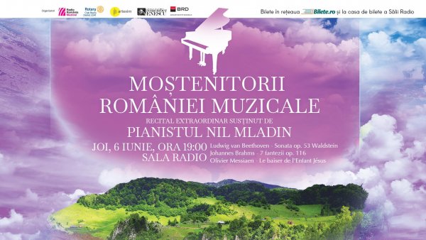 „Moștenitorii României muzicale”: recital-eveniment susținut de pianistul Nil Mladin