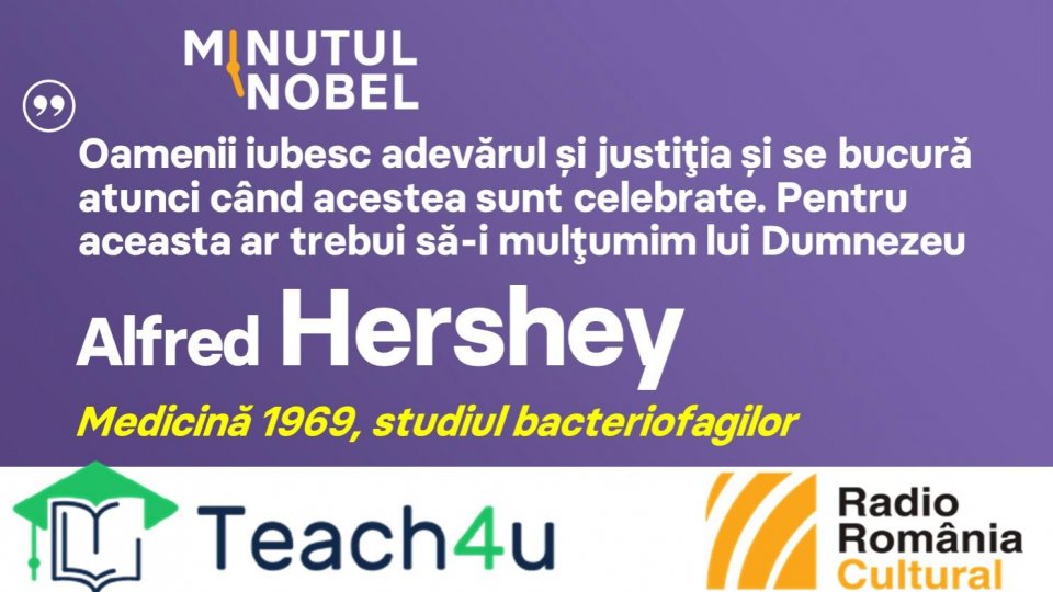 Minutul Nobel - Alfred Hershey | PODCAST
