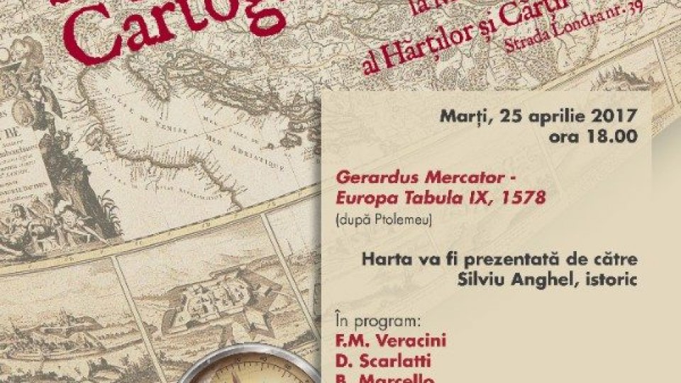 Dacia după Ptolemeu - harta unui nou concert la Muzeul Național al Hărților și Cărții Vechi