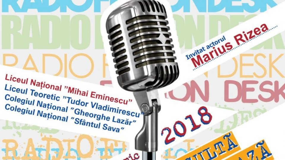 Ediţia a IV-a a Proiectului „Radio Fiction Desk” debutează la Colegiul Naţional ”Mihai Eminescu”