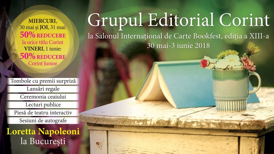 Grupul Editorial Corint la Salonul Internațional de Carte Bookfest, ediția a XIII-a