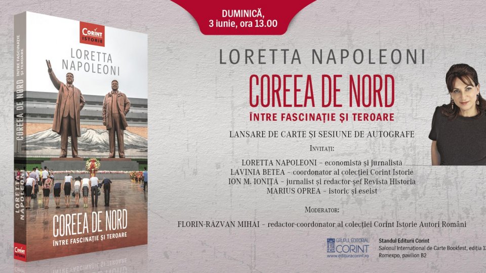 Loretta Napoleoni la București - „Coreea de Nord. Între fascinație și teroare”