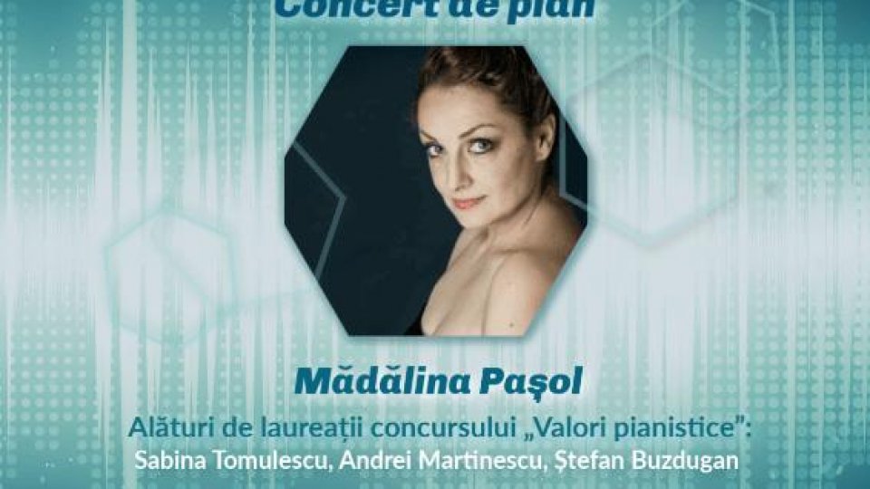 Concert de pian Mădălina Pașol alături de laureații concursului „Valori pianistice”, luni seară la Biblioteca ASTRA