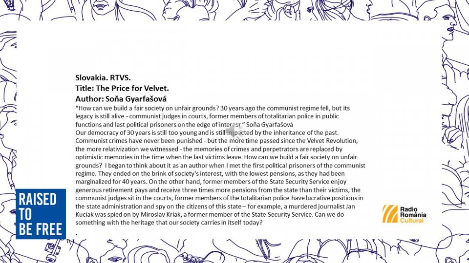 The Price for Velvet (Revolution)