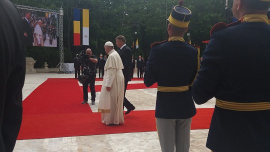 Vizitei Papei Francisc în România - prima  zi