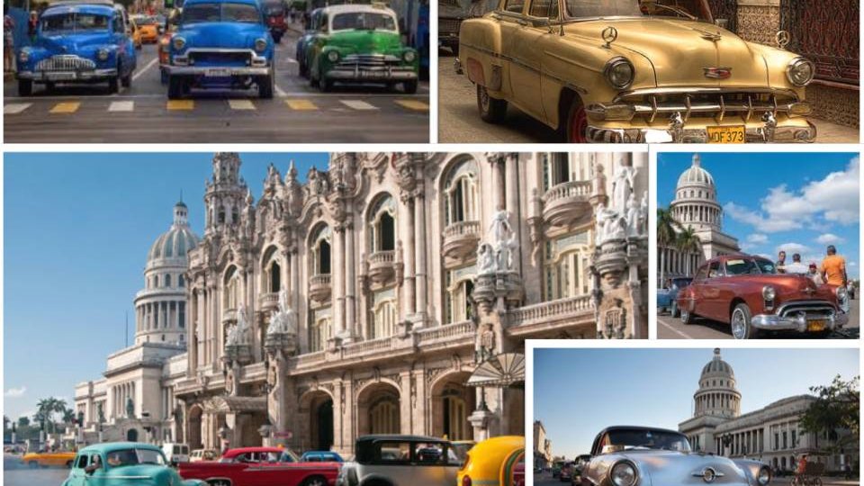 ILUSTRATE DIN CUBA -  Almendrones - Maşinile de epocă