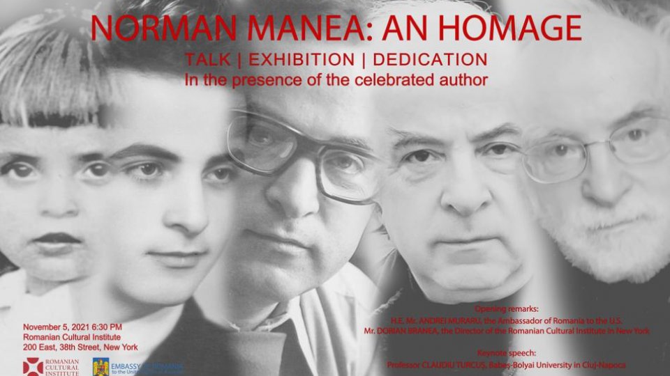 Eveniment special, la New York, în onoarea scriitorului Norman Manea