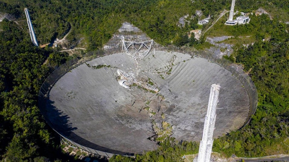 Știința 360 - 20 octombrie 2022 - Celebrul radiotelescop Arecibo nu va fi reconstruit!
