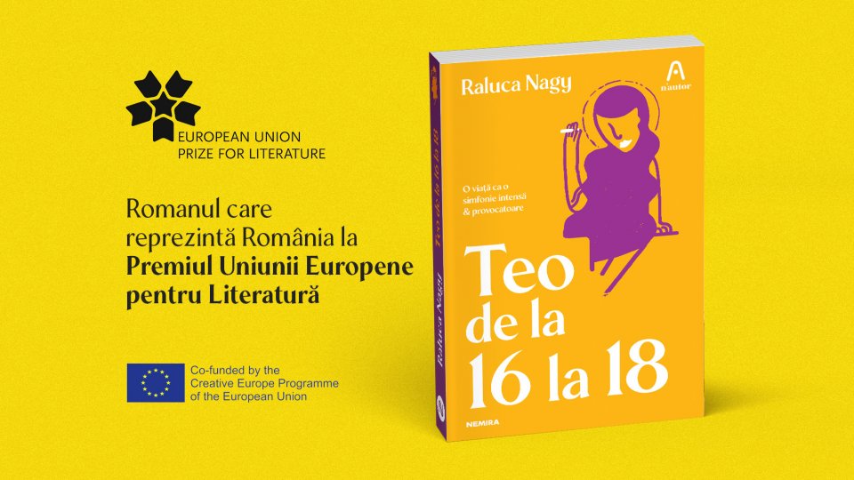 Raluca Nagy reprezintă România la Premiul Uniunii Europene pentru Literatură (EUPL)