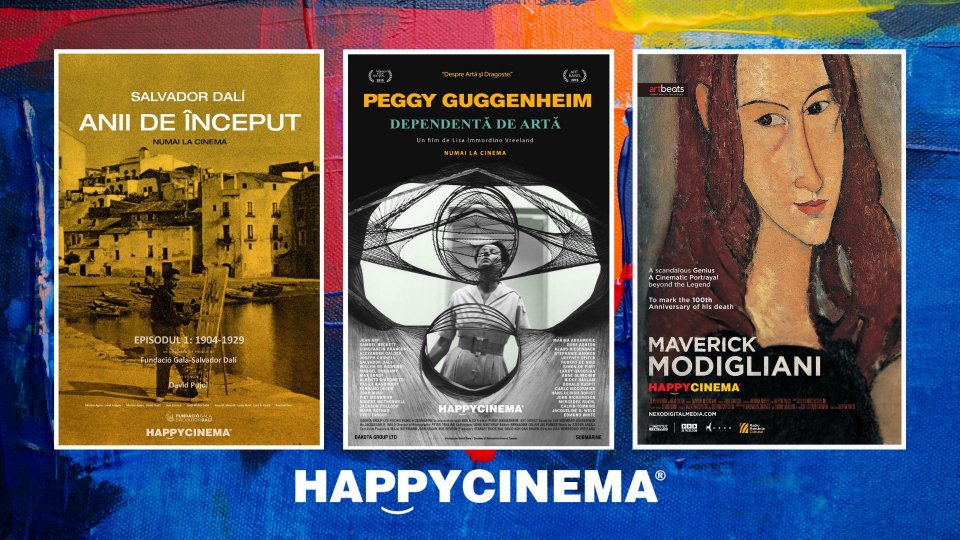 Seria documentarelor de artă revine la Happy Cinema! Dalí, Modigliani și Guggenheim pe marele ecran