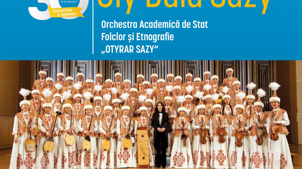 Muzica Marii Stepe – Uly Dala Sazy, concert al Orchestrei academice de folclor și etnografie de stat "Otyrar Sazy", pe scena Operei Naționale București