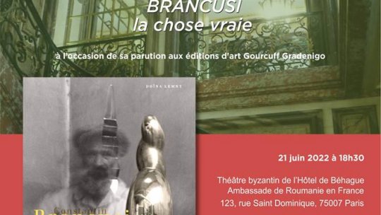 Doina Lemny publică un album inedit despre Brâncuși. Brancusi, la chose vraie se lansează la ICR Paris