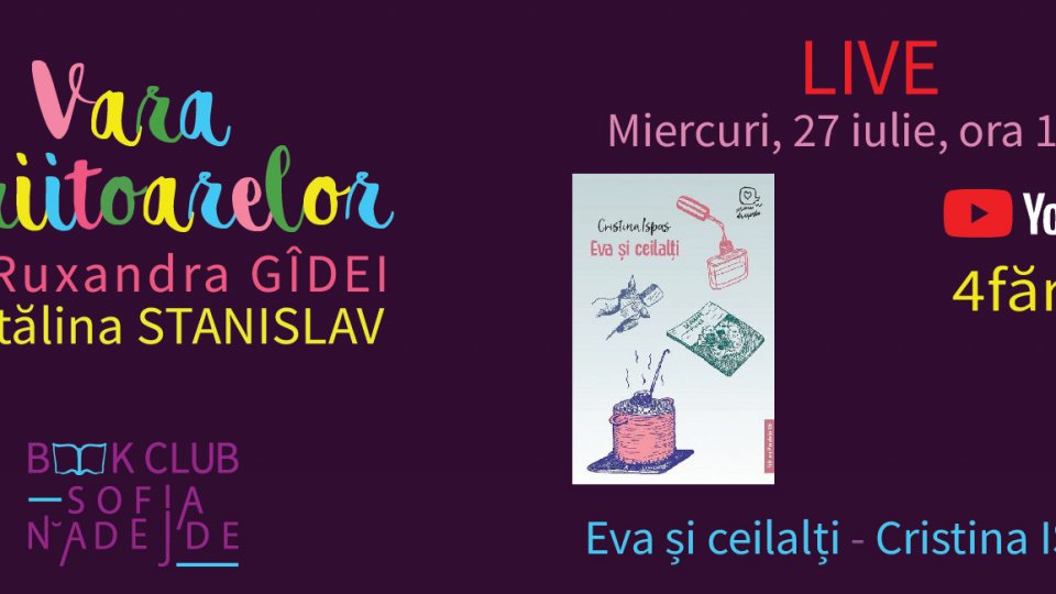 Vara scriitoarelor - club de carte în cadrul Zilelor Sofia Nădejde - ediția a V-a