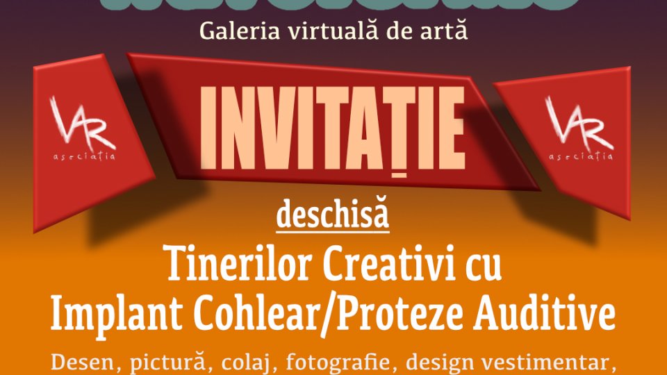 WaveforMe - Conectăm prin artă tineri cu deficiențe de auz din întreaga lume!  open call adresat tinerilor purtători de implant cohlear/proteze auditive pasionați de arte vizuale