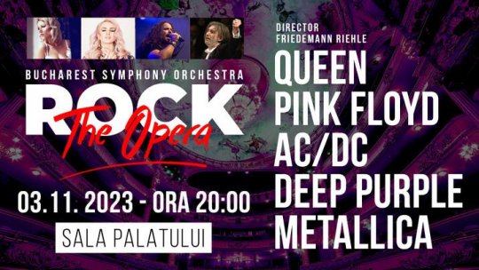Rock the Opera vine din nou în Bucureşti, 3 martie, la Sala Palatului din Bucureşti !
