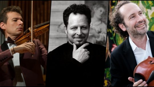 Dirijorul american JOHN AXELROD,  ALEXANDRU TOMESCU (vioară) și RĂZVAN POPOVICI (violă): Concert Mozart/Ceaikovski la Sala Radio