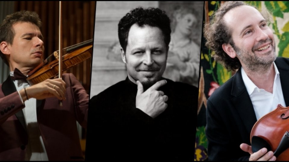Dirijorul american JOHN AXELROD,  ALEXANDRU TOMESCU (vioară) și RĂZVAN POPOVICI (violă): Concert Mozart/Ceaikovski la Sala Radio