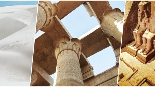 Vacanță în FM, miercuri 4 ianuarie - Vacanță în Egipt: Deșertul Alb, Templele de la Karnak și de la Abu Simbel