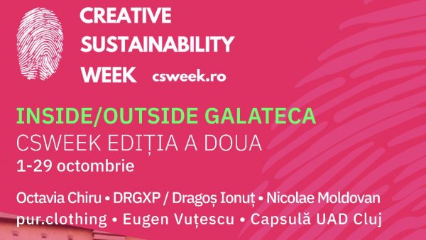 Pe 1 octombrie debutează a doua ediție a CSWeek - Săptămâna Creativității Sustenabile