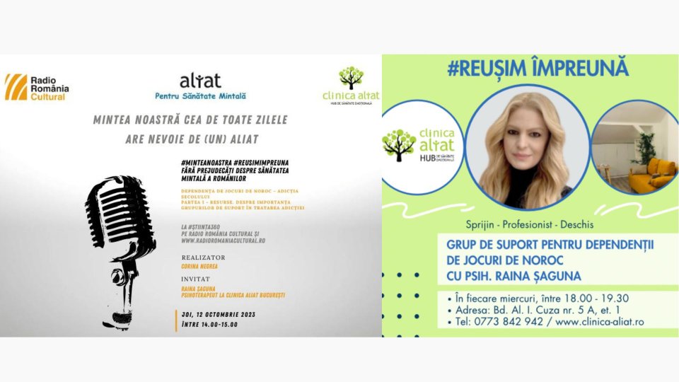 ALIAT pentru Sănătate Mintală a lansat grupul de suport pentru dependenții de jocuri de noroc