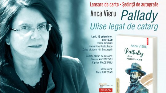 Scriitoarea Anca Vieru: ”Munca la o biografie este cu totul altceva decât scrisul unei cărți pe care ți-o imaginezi în totalitate.”