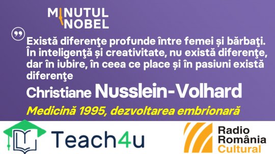 Minutul Nobel - Christiane Nüsslein-Volhard