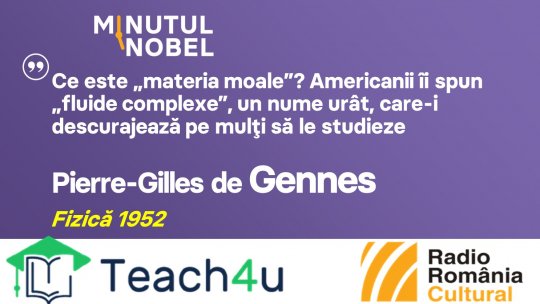 Minutul Nobel - Pierre-Gilles de Gennes