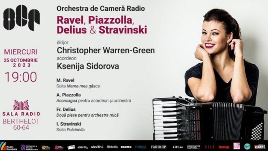 Ksenija Sidorova: ,,Concertul din această seară reprezintă o primă impresie a ceea ce va urma în această stagiune muzicală"