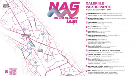 Noaptea Albă a Galeriilor din Iași, 2023