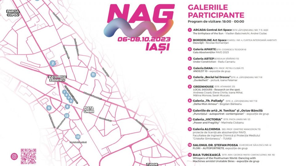 Noaptea Albă a Galeriilor din Iași, 2023