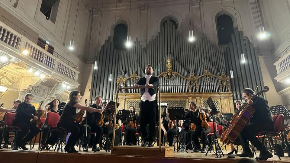 Daniel Jinga a dirijat, la Roma, Orchestra de Cameră a Conservatorului ”Santa Cecilia”