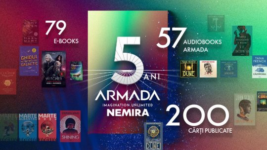 Grupul editorial Nemira sărbătorește 5 ani de Armada!