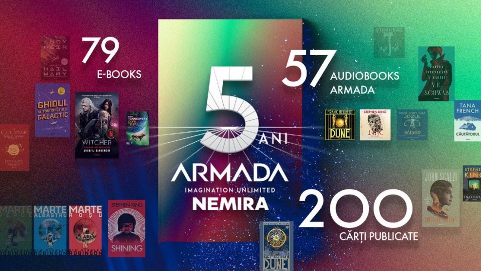 Grupul editorial Nemira sărbătorește 5 ani de Armada!