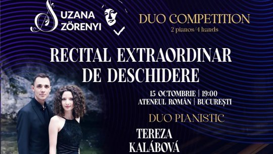 Recital Extraordinar de DUO PIANISTIC în deschiderea Concursului Internațional de Duo „Suzana Szörenyi” 2023