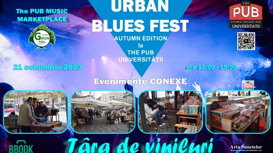 The Pub Music Marketplace #4 va avea loc în cadrul Urban Blues Fest IV, pe 21 octombrie