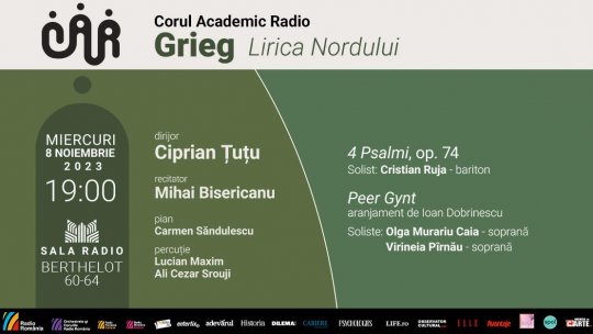 Corul Academic Radio prezintă: Peer Gynt - 180 de ani de la nașterea lui Edvard Grieg