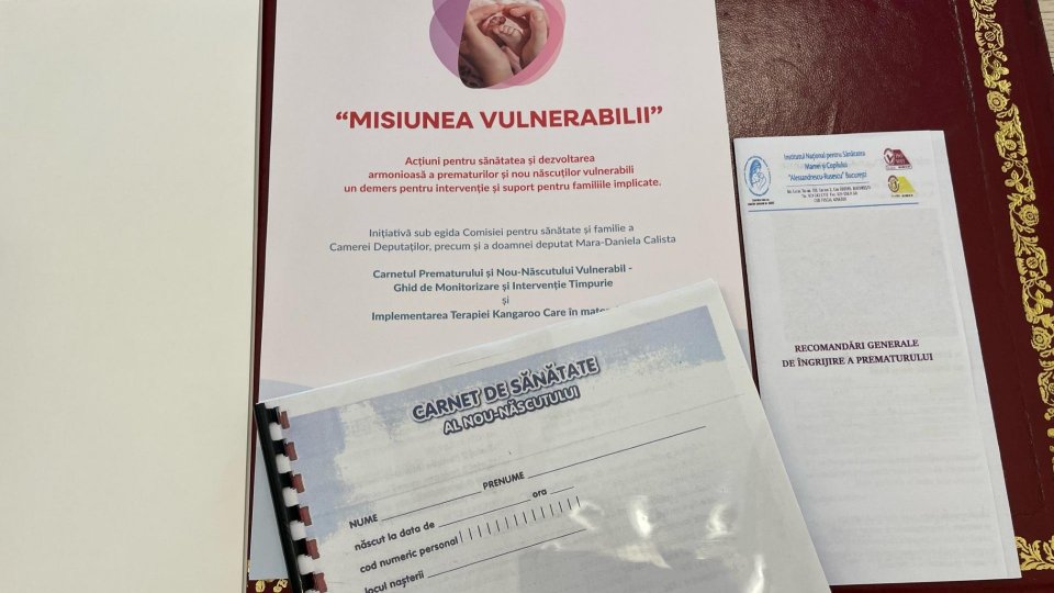 CONSULTAȚII – 11 noiembrie 2023 - Carnetul Prematurului și Nou-născutului cu risc