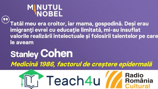 Minutul Nobel - Stanley Cohen | PODCAST