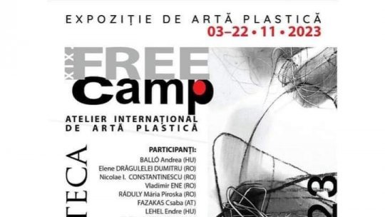 Free Camp 2023: Comunicare estetică și energii dezlănțuite pe pânză