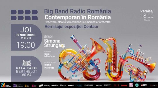„Contemporan în România” –  seară de jazz și vernisajul expoziției „Centaur”, la Sala Radio