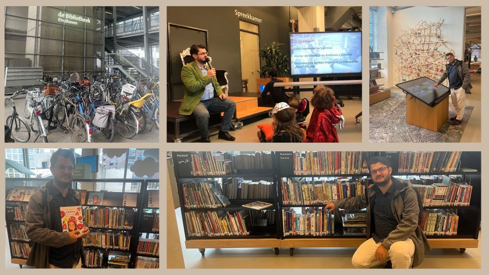 Idei în nocturnă. Diaspora. Dincolo de granițe - 2 noiembrie 2023 - Limba română se aude la Biblioteca Publică ‘Witte Dame’ din Eindhoven!