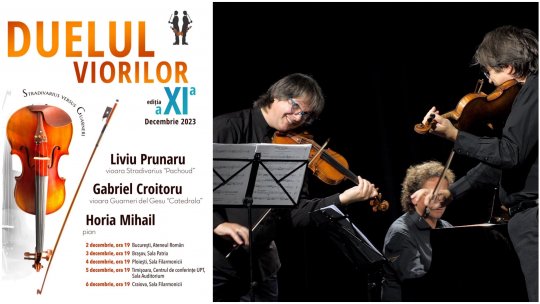 Duelul viorilor - Stradivarius versus Guarneri revine cu ediția a XI-a