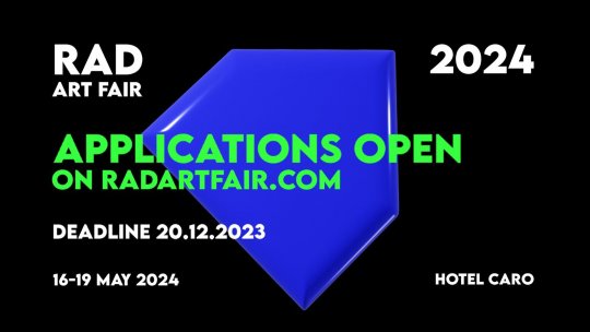 A doua ediție RAD Art Fair va avea loc între 16-19 mai, 2024 la CARO, București