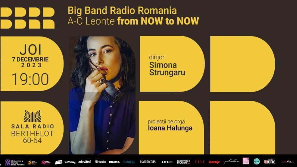 Ana-Cristina Leonte și Big Band-ul Radio prezintă în premieră proiectul „from NOW to NOW”