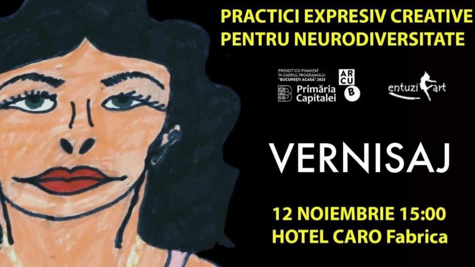 Expoziția „Practici expresiv-creative pentru neurodiversitate” se deschide pe 12 noiembrie